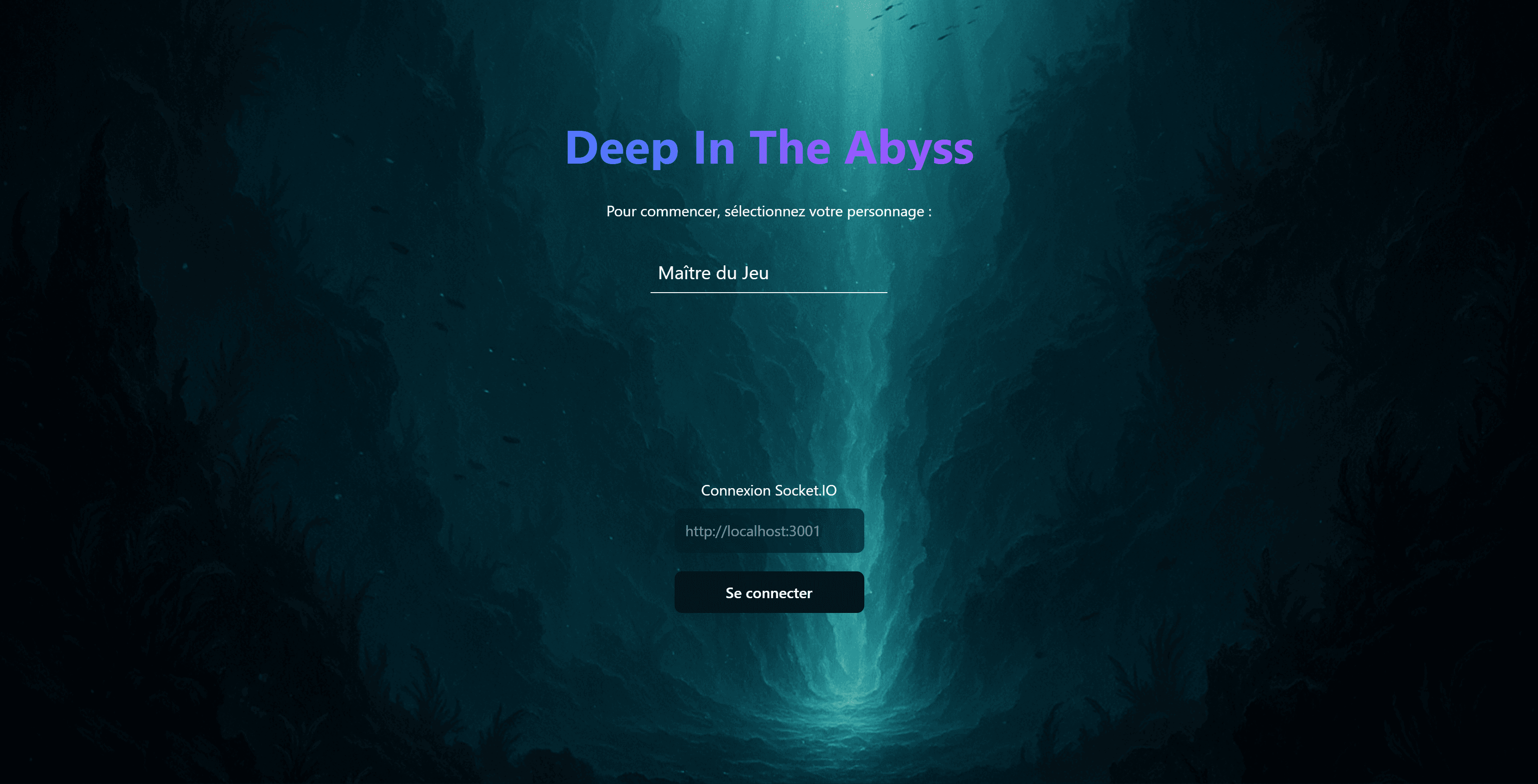 Interface de Jeu de rôle